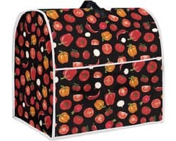 Mixerhoes Keukenmachine - Apparaathoes Mixer - Keuken Organiseren - Waterafstotend Polyester - Universeel Formaat - Fruitprint