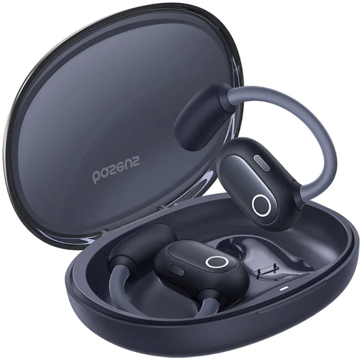Baseus Eli Sport 1 | Open-Ear Oordopjes | Met Nekband | Sport Oordopjes | Geschikt voor Hardlopen, Wielrennen, Reizen, etc | Waterdicht IPX4 | Draadloze Oortjes | Cosmic Zwart — afbeelding 1