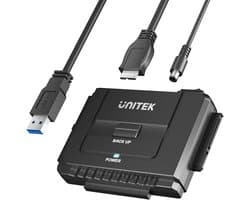 USB 3.0 naar IDE SATA Converter voor Externe Harde Schijf - Ondersteunt 2,5/3,5 inch HDD SSD met DC 12V 2A