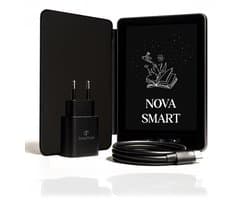 SwayTosh E-Reader Nova Smart – Incl. Luxe hoes - 6 inch 2026 – Tot 68GB Opslag (36GB geleverd) – Schermverlichting en Nachtmodus – E Reader Voor Ebook – Met Oplader