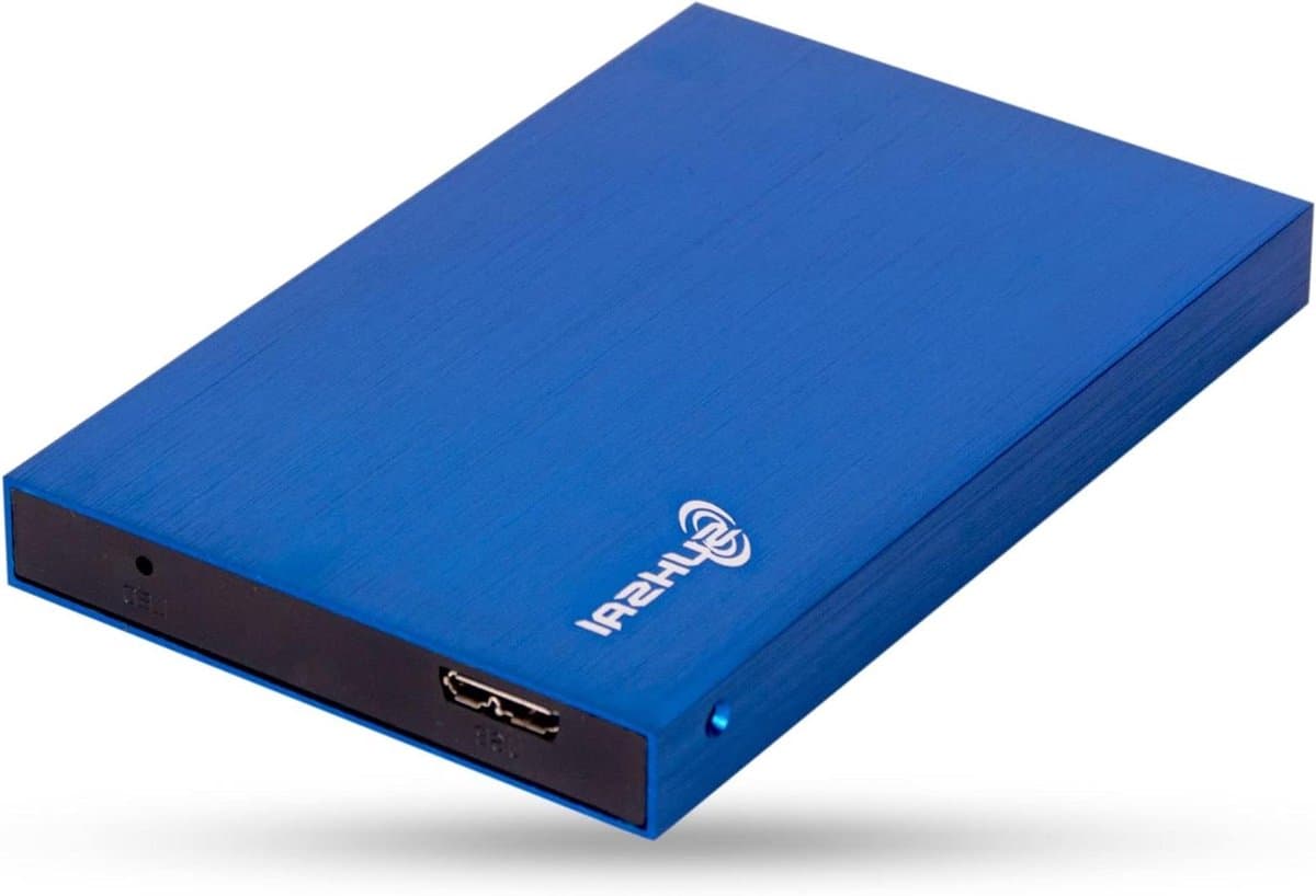 Externe Harde Schijf - Draagbare Opslag - Gegevens Back-uppen - Plug and Play - 500 GB - Blauw — afbeelding 1