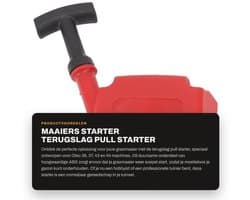 Startkoord voor Oleo 36/37/43/44 - Tuingereedschap - Terugslag Pull Starter - ABS Materiaal - Stabiele Prestaties - Lichtgewicht 185g - Terugslagstarter