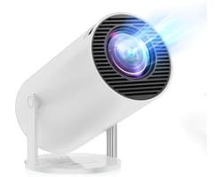 LNMsolutions® Mini Beamer - Beamer - Projector - Wit - 10cm x 10cm x 15cm