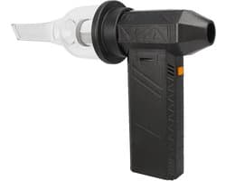 Mini Turboventilator - Luchtblazer Jetblower - Stof Verwijderen - 130.000 RPM - 19 x 18 x 9 cm - Zwart