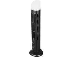 Bladloze Ventilator - Torenventilator Staand - Frisse Lucht - Stil 34dB Geluid - 90 Graden Swing - Zwart