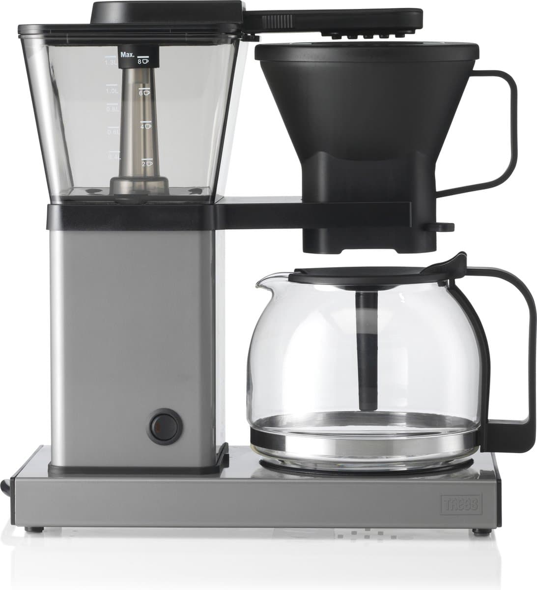 TREBS 24110 Expert - Koffiezetapparaat met Glazen kan - 1,3 l - Zilver — afbeelding 1
