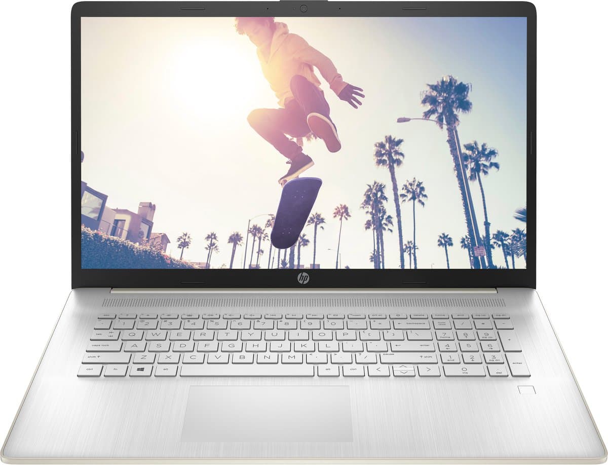 HP 17-cp2156nd AMD Ryzen™ 5 7520U Laptop 43,9 cm (17.3") HD+ 16 GB LPDDR5-SDRAM 512 GB SSD Wi-Fi 6 (802.11ax) Windows 11 Home Zilver — afbeelding 1