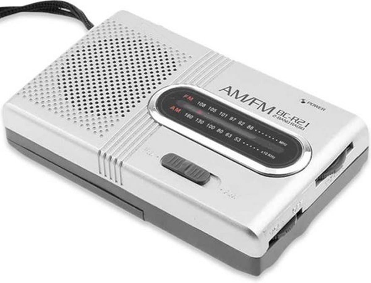 Knaak Draagbare Noodradio - Op Batterijen - Rampenradio - FM/AM Radio voor Calamiteiten - Noodradio — afbeelding 1