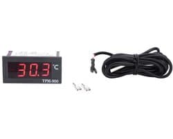 Digitale Temperatuurregelaar 220V - LED Paneel Thermostaat met Sensor voor Verwarming & Koeling
