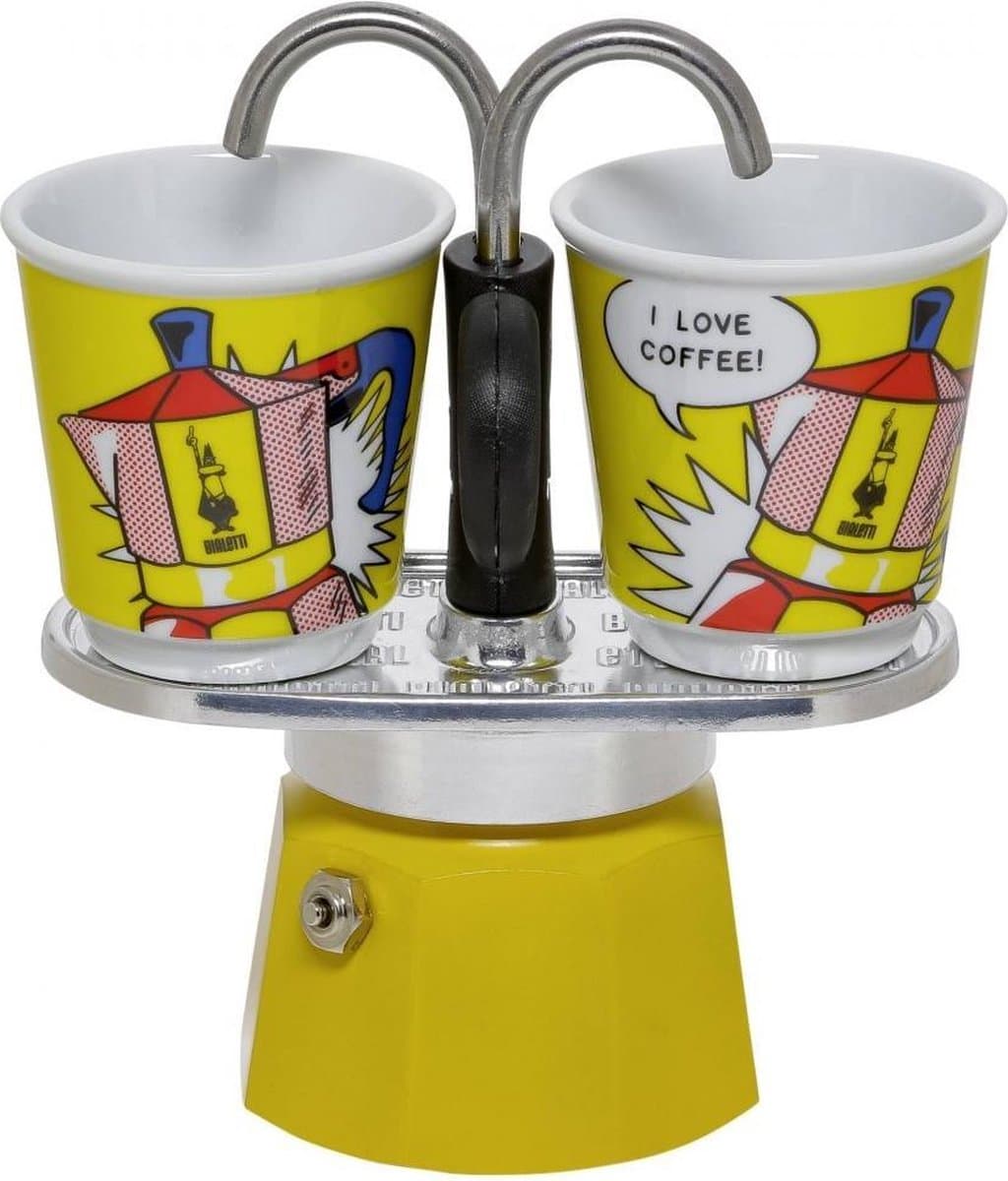 Bialetti Mini Express Lichtenstein - Set met 2 kopjes — afbeelding 1