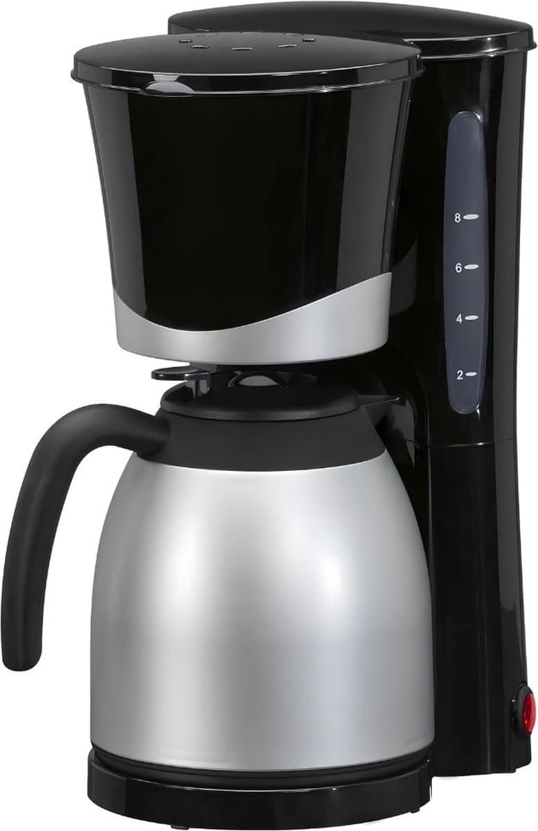 Koffiezetapparaat met Thermoskan - Koffiezetapparaat voor 10 Kopjes - Anti Drup - 1L - RVS — afbeelding 1