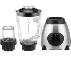 Aanrecht Blenders | Kruidenmaker En Keukenmachine Met Verwisselbare Glazen Beker - Voedselmixer Voor Binnenhuis - Voor Thuis Gezin Vrienden En Volwassenen In De Keuken