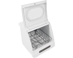 Mini Vaatwasser - Compacte Vaatwasser Tafelmodel - Snel Servies Reinigen - Zelfreinigend Sterilisatie - 45 cm breed - Wit