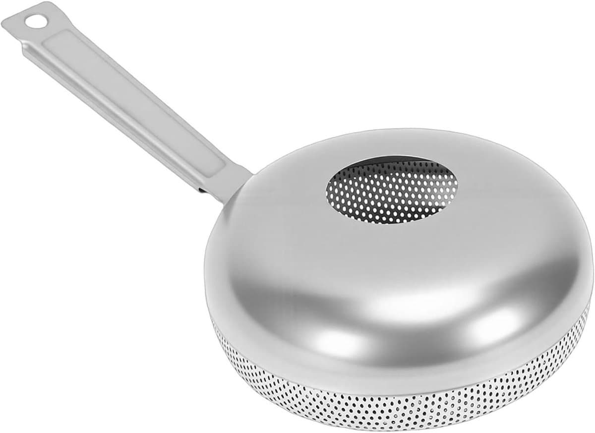 Handmatige Koffiebrander - Roosterapparaat Bonen - Thuis Branden - Gelijkmatige Warmteverdeling - 34D x 18W x 8H cm - Zilver — afbeelding 1