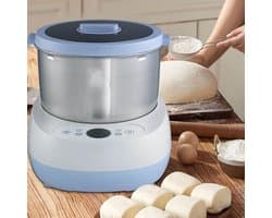 Deegkneedmachine - Keukenmixer - Deeg Maken - Touchscreen Bediening - 5 Liter Kom - Blauw