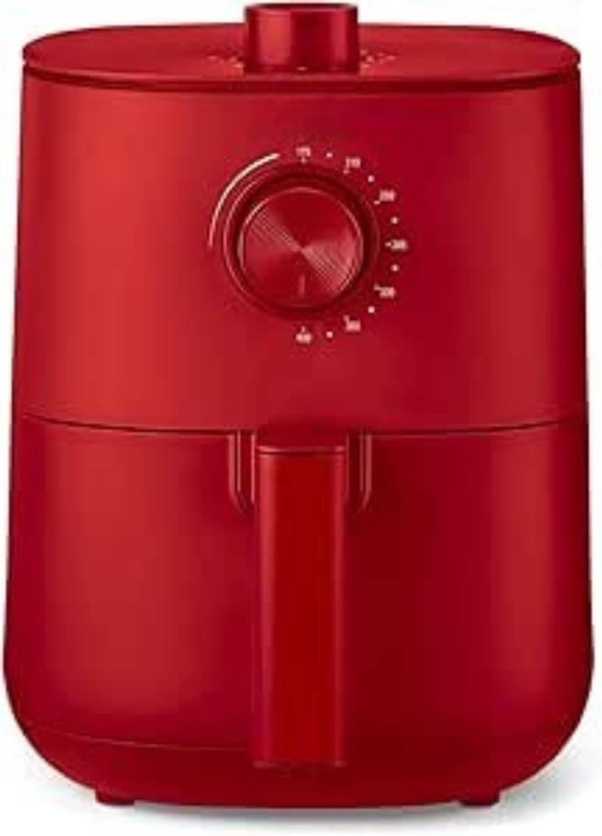 TIM® Mini Airfryer - Heteluchtfriteuse - Friteuse - Rood - 23cm x 28cm x 29cm; 3.15 kg — afbeelding 1