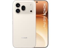 HONOR 600 Pro 5G Smartphone 12GB RAM 512GB Wit-Goud 6.57 inch AMOLED Scherm 200MP Camera