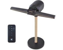 Dimplex FlexBlade Ventilator Bladloos – Oscillerende Tafelventilator - 180° Kantelbaar - 5 Snelheden & Timer - 20m Bereik – Waaier (36dB) - Magnetische Afstandsbediening