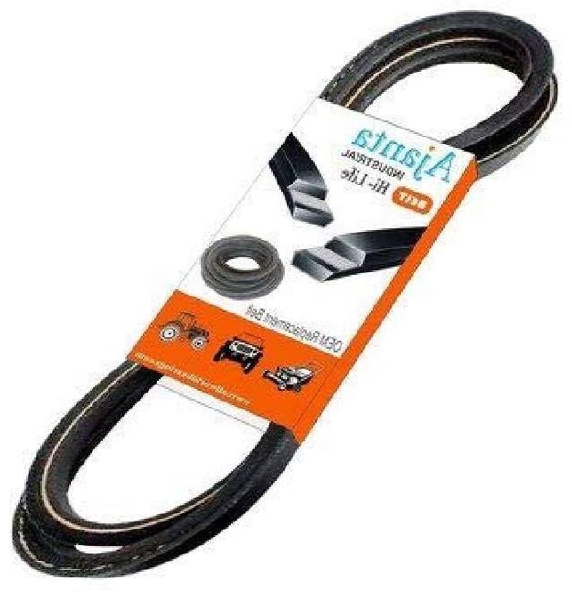 Vervangende Grasmaaier Riem - Grasmaaierband - Gazon Onderhoud - Hitte En Slijtvast - 5/8x180 inch - Zwart — afbeelding 1