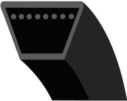 V-snaar - Riem Grasmaaier - Grasmaaier Onderhoud - Trapezium Vorm - 748 mm Buitenlengte - Zwart