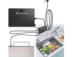 Draagbare Vaatwasser - Elektrische Afwasmachine - Servies Reinigen - Geen Installatie Nodig - Compact Model - Wit