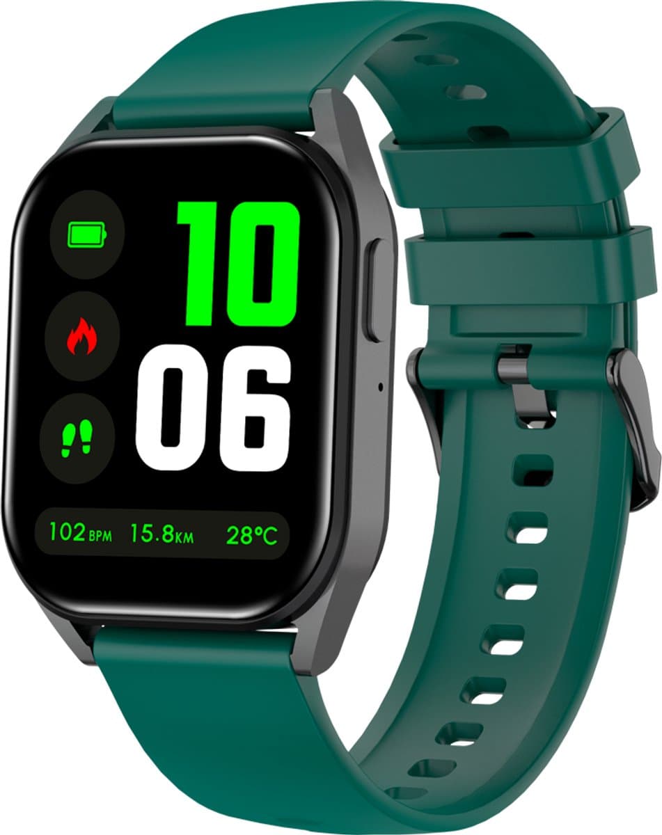 Canyon Chatter - Smartwatch - BT Call - Zwart - Groen — afbeelding 1