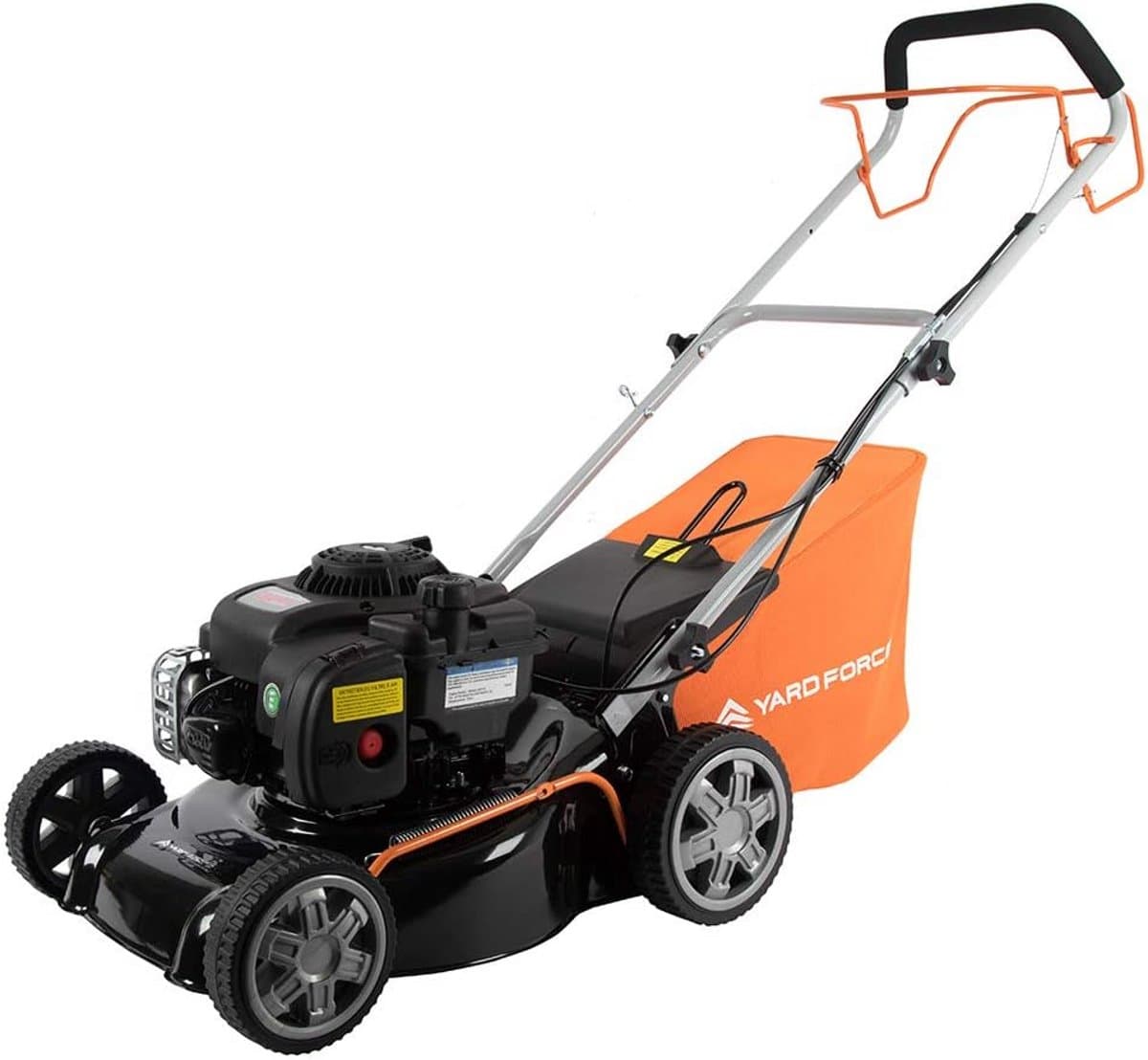 Benzine Grasmaaier Zelfrijdend 125cc 41cm Maaibreedte Stalen Frame — afbeelding 1