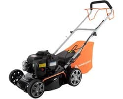 Benzine Grasmaaier Zelfrijdend 125cc 41cm Maaibreedte Stalen Frame
