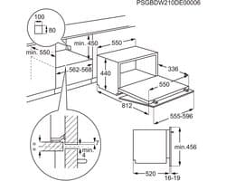 Electrolux ESL2500RO Volledig ingebouwd 6 couverts