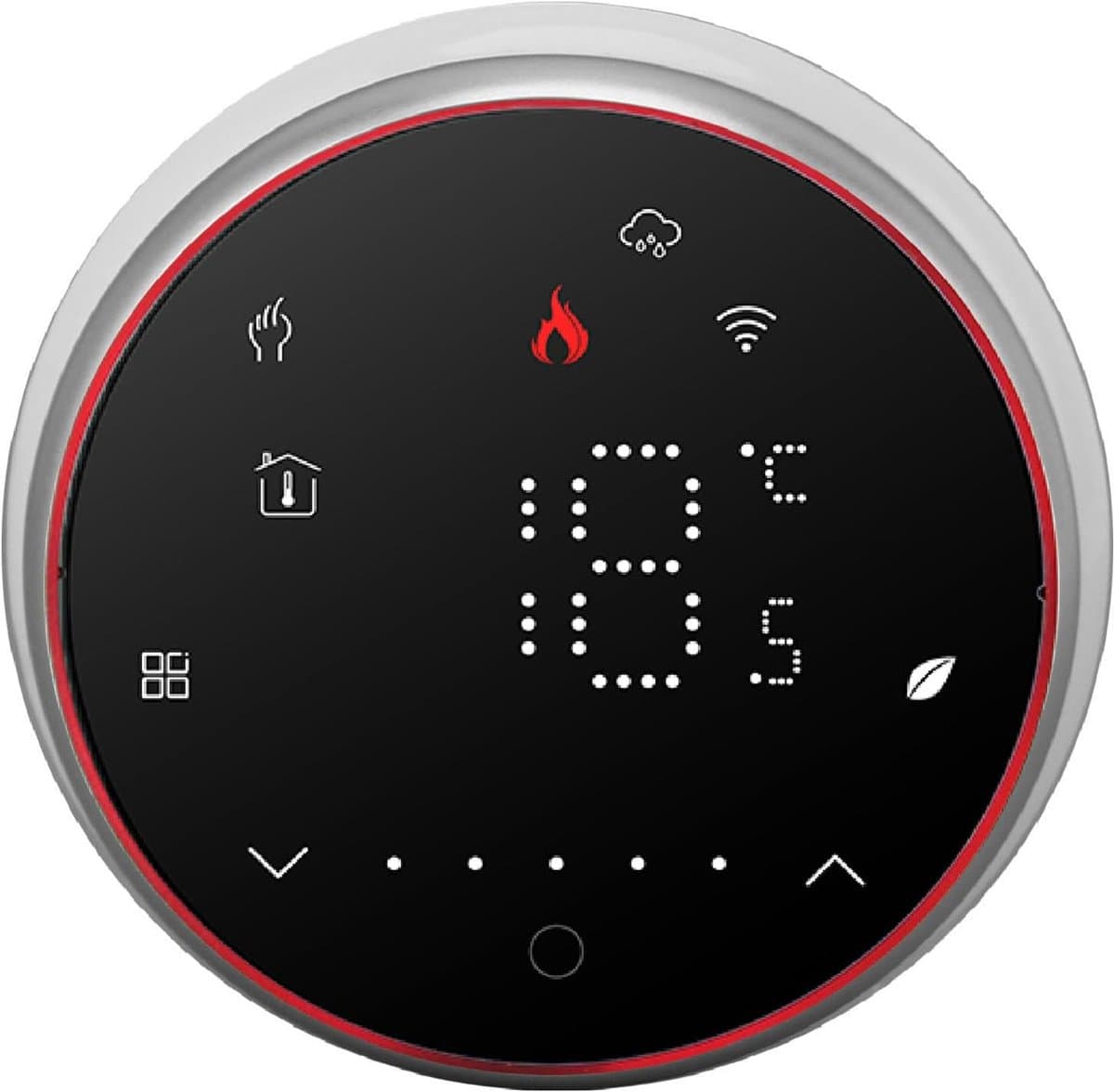 Slimme Thermostaat - WiFi Thermostaat - Energie Besparen - Programmeerbaar 7 Dagen - 16A - Zwart — afbeelding 1
