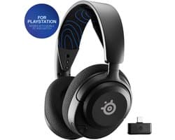 SteelSeries Arctis Nova 5P Wireless - Draadloze Gaming Headset - 60 uur accuduur - PlayStation, PC, Switch & Mobiel - Zwart