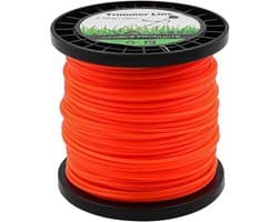 SnelShoppen - Heavy Duty Strimmer Line 2.4mm x 100m - Nylon Trimmerdraad voor Grasmaaier - Ideaal voor Tuinonderhoud en Onkruidbestrijding - Heldere O