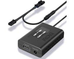 SnelShoppen - Dash Camera Power Adapter 3-Pin voor Seat, Skoda, Cupra - LED Display USB Oplader met 5V 12V Output - Eenvoudig te Installeren voor Rege