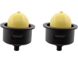 SnelShoppen - 2 x Brandstofpomp Primer voor Grasmaaier, Geschikt voor Hecht 40, 541 SX, 5410 SH, 553 SX en Fuxtec FX-RM Serie, Perfecte Vervangingsond