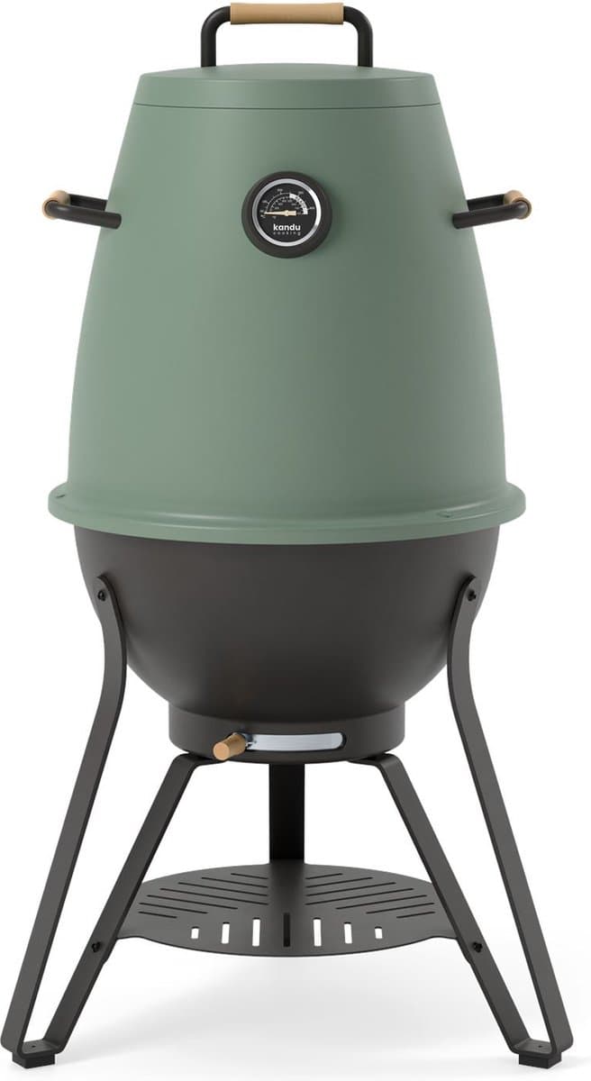 Kandu Cooking 41 kooksysteem - Jungle Green - Vertical Cooking barbecue - Ø58 x H95 cm — afbeelding 1