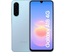 Samsung Galaxy A18 4G - Smartphone - 128GB - Light blue + 1 jaar extra garantie