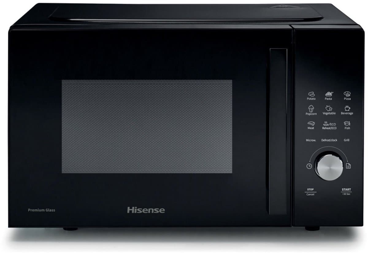 magnetrongrill 23l 800w zwart - hisense - H23MOBSD1HG — afbeelding 1