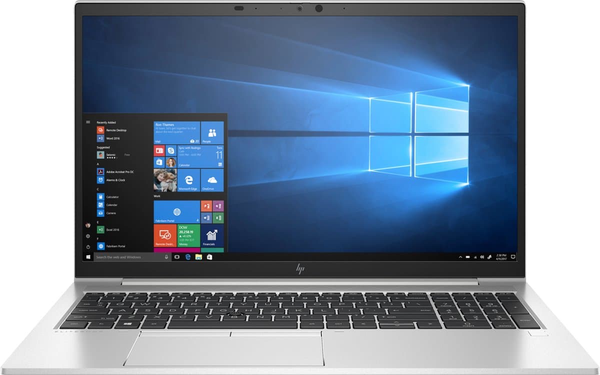 HP EliteBook 850 G7 Intel® Core™ i5 i5-10210U Laptop 39,6 cm (15.6") 8 GB DDR4-SDRAM 256 GB SSD Gratis DOS Zilver — afbeelding 1