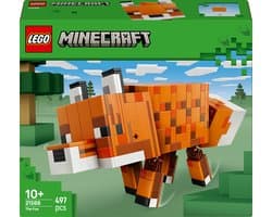 LEGO Minecraft De Vos Kinderkamer Decoratie en Dieren Speelgoed voor Kinderen - 21588