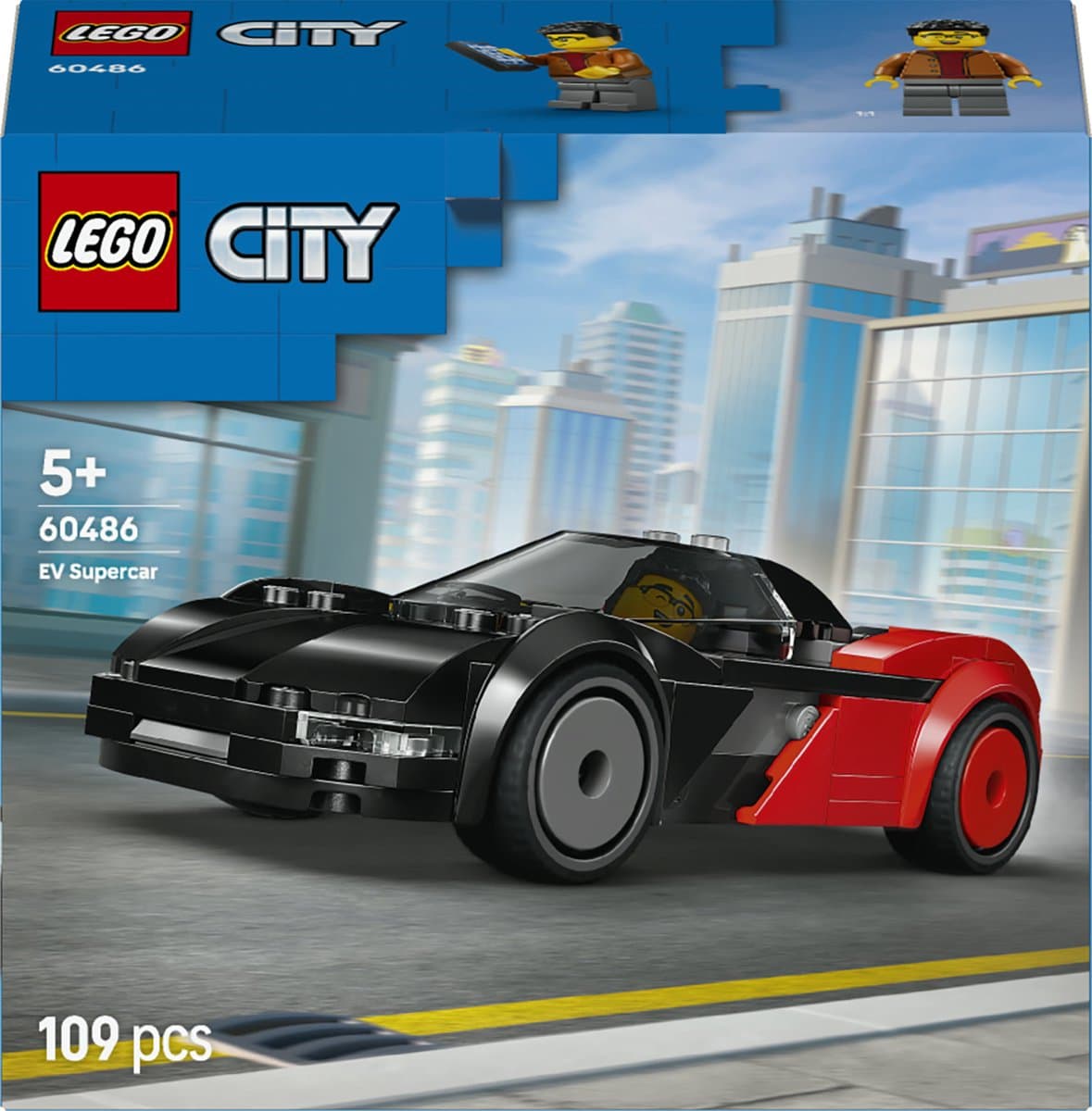 Lego City 60486 Ev Supercar Bouwstenen — afbeelding 1