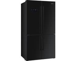 SMEG FQ60NDF - Amerikaanse koelkast - Zwart