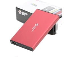 Externe Harde Schijf - Portable Schijf - Bestanden Opslaan - Super-Speed USB 3.0 - 160 GB - Rood