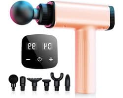 Massage Gun - Spierontspanning Apparaat - Spierherstel Bevorderen - 30 Snelheden - 17.8 x 20 CM - Rood