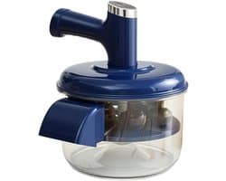 Druiven Schilmachine - Automatische Peller - Snel Fruit Voorbereiden - Stille Werking - 20.8 x 25 cm - Blauw