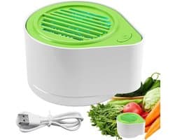 Fruit- en groentewasmachine, elektrisch reinigingsapparaat voor verse levensmiddelen, draadloze keukenhulp, automatisch keukenapparaat voor kersentomaten, druiven, aardbeien, frambozen, bessen