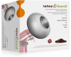 Snack Coater - Chocolade Coater - Snoep Maken - Compatibel met KitchenAid - 3 kg Capaciteit - Zilver