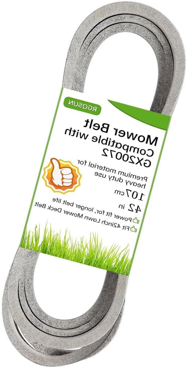 Grasmaaier riem - Dekriem vervanging - Gazononderhoud - Hitte- en slijtvast - 264 cm lengte - Zwart — afbeelding 1