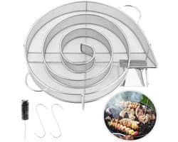 Rookgenerator voor barbecue, koud roken, rooksmaak toevoegen aan vlees en vis, geschikt voor buitengebruik en roken in roestvrij staal, ideaal voor elke grill en rookkast