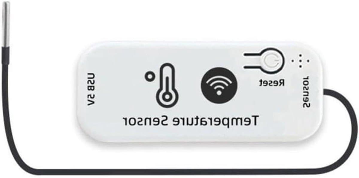 Temperatuur Schakelaar - Slimme Thermostaat - Automatische Controle - Waterproof Sensor - 1 meter kabel - Wit — afbeelding 1