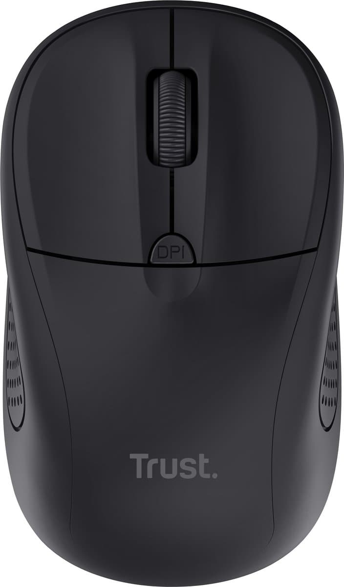 Trust Primo - Draadloze Muis - Compact - Links- en Rechtshandig - 1600 DPI - Zwart — afbeelding 1